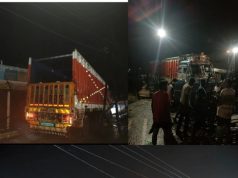 नागपूर कडुन भरधाव वेगाने येणारा ट्रक वरोरा तालुक्यातील टेमुर्डा चौकात धडक बसल्याने भिषण अपघात एका व्यक्तीचा जागीच मृत्यू