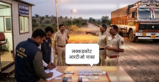 धक्कादायक :- चंद्रपूर-तेलंगणा सीमेवरील लक्कडकोट आरटीओ अधिकारी अजूनही फरार?