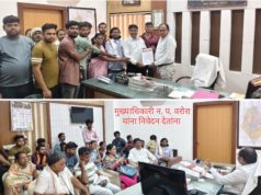 इशारा :- शहराच्या गांधी चौकातील बाबुलाल आईस्क्रीम चे तत्काळ अनधिकृत बांधकाम तोडा