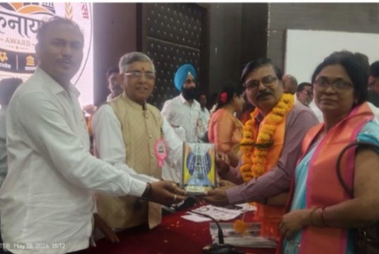 अभिनंदनीय :- मनोज मोडक यांचा “मूकनायक नॅशनल अवॉर्ड २०२६” देऊन गौरव.